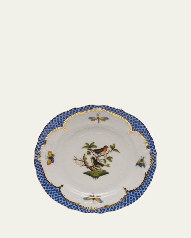 Rothschild Bird Blue Motif 3 Bread & Butter Plate